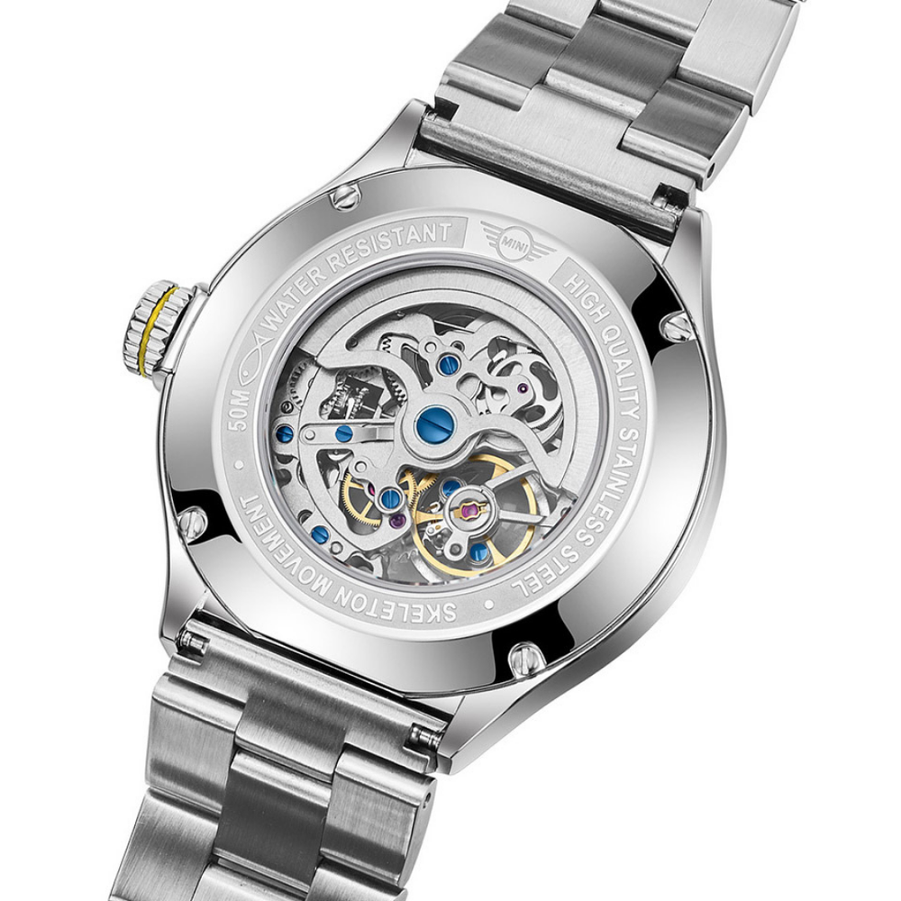Skeleton (Steel Bracelet) - Yellow