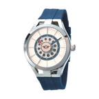 MINI Cooper watch with blue strap and dial design inspired by Brake Disc - Blue
