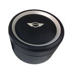 MINI Cooper watch case for Skeleton Silicone Strap - Orange watch storage with black and silver design
